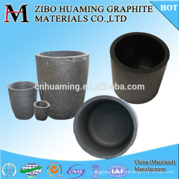 highly pure graphite crucible for melting aluminum, steel, gold, copper